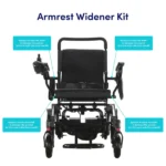 MobilityPlus+ Ultra-Light RangerXL Folding Electric Wheelchair - Image 4